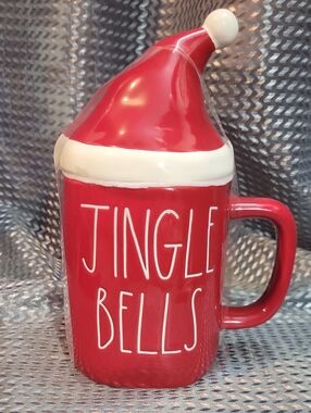 Rae Dunn "Jingle Bells" Ceramic Mug